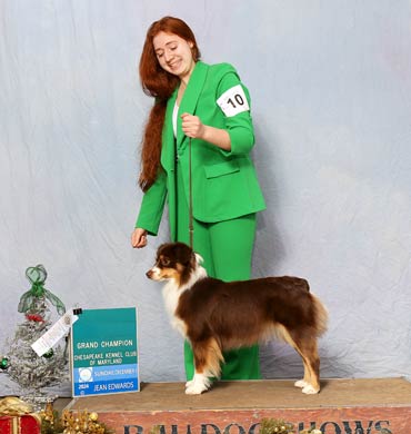 Xiya becomes a Grand Champion at the Chesapeake Kennel Club