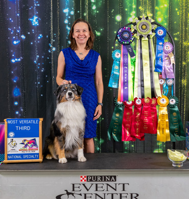 Louie earned MV-MAS (Most Versatile) Third at MASCUSA Nationals in May 2026
